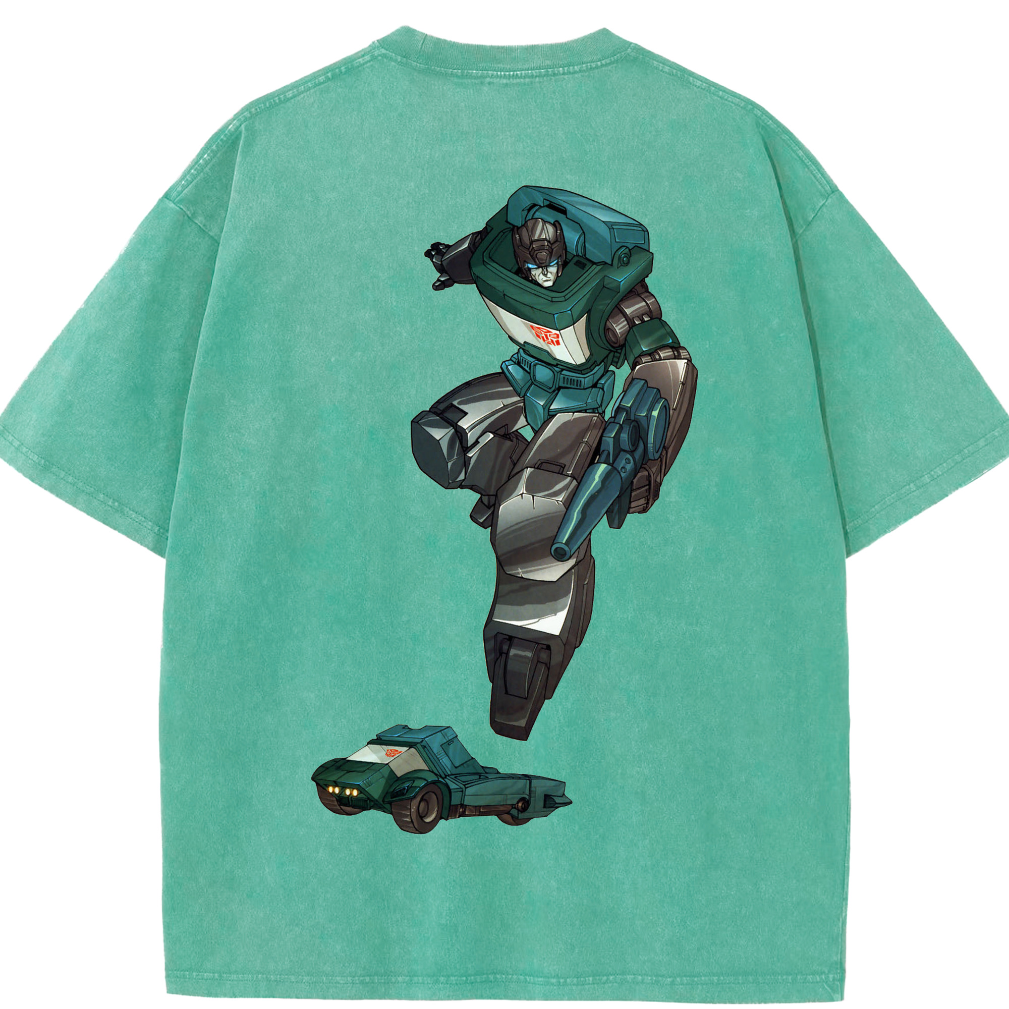 （画像用）  綿100% ヴィンテージ風 半袖Tシャツ（背面プリント）